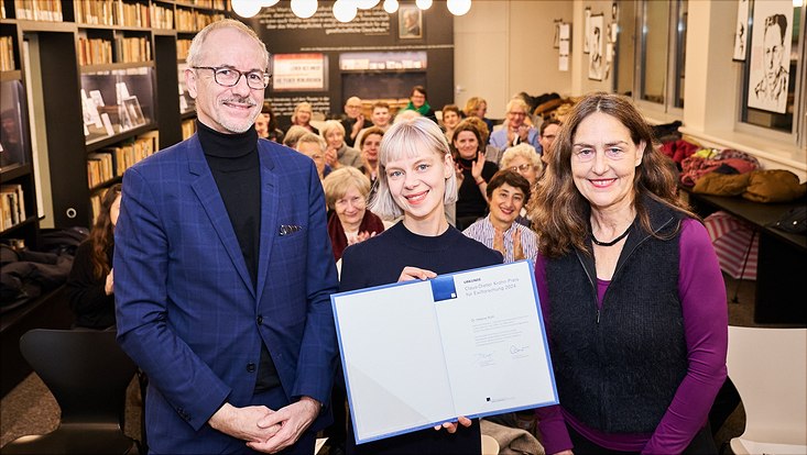 Verleihung des Claus-Dieter Krohn Preises 2024 Preisträgerin Dr. Helene Roth